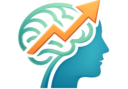 Logo da mente e Performance representando cérebro, crescimento mental e desenvolvimento emocional.